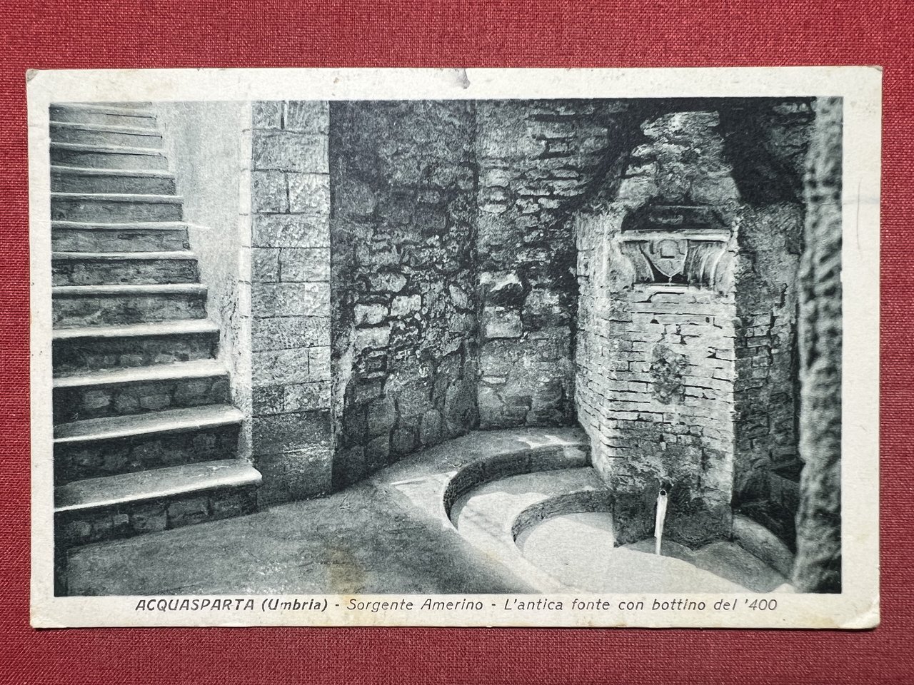 Cartolina - Acquasparta ( Terni ) - Sorgente Amerino - …