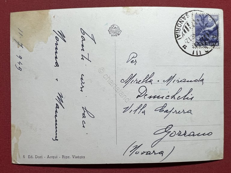 Cartolina - Acqui Terme ( Alessandria ) - La Grandiosa … | Immagine Gallery 4