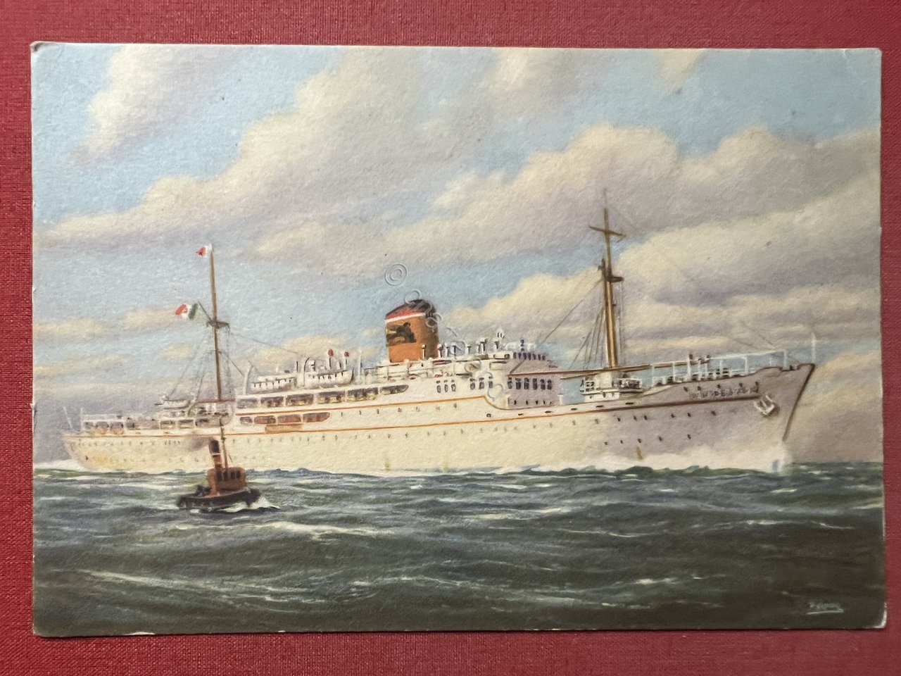 Cartolina - Adriatica Société de Navigation - Paquebots Enotria - …