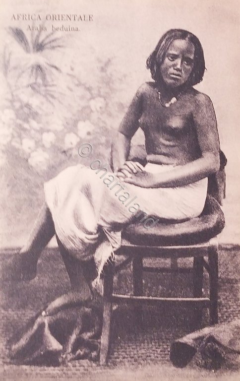 Cartolina - Africa Orientale - Araba beduina - 1920 ca.