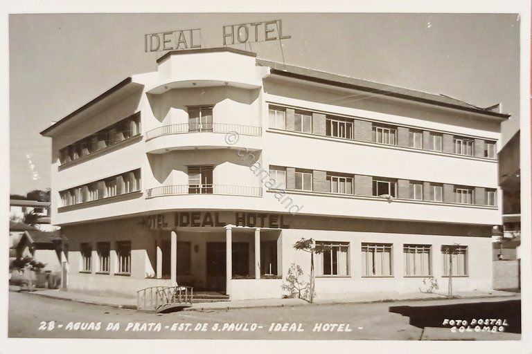 Cartolina - Aguas da Prata - Est de S. Paulo …