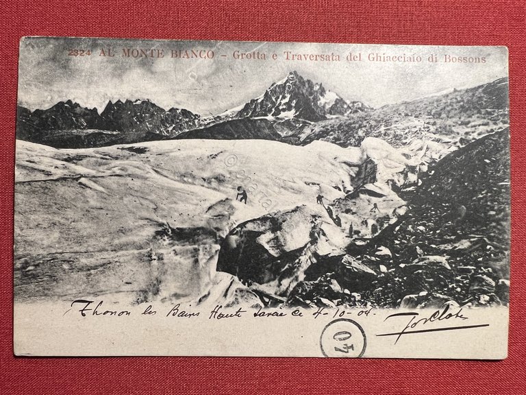 Cartolina - Al Monte Bianco - Grotta e Traversata del …