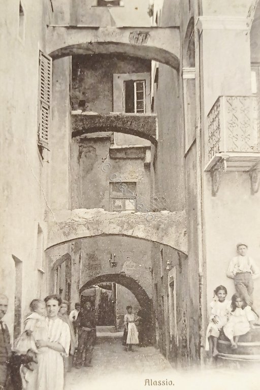 Cartolina - Alassio ( Savona ) - 1911