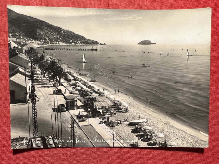 Cartolina - Alassio ( Savona ) - Riviera dei Fiori …