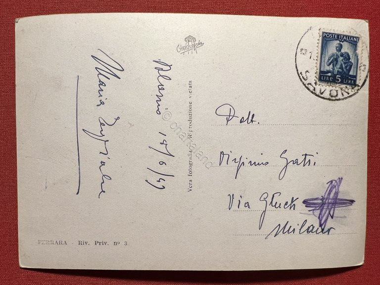 Cartolina - Alassio ( Savona ) - Riviera dei Fiori …