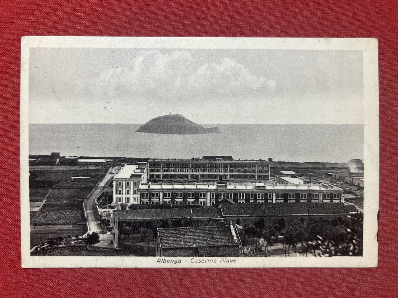 Cartolina - Albenga - Caserma Piave - 1935 ca.