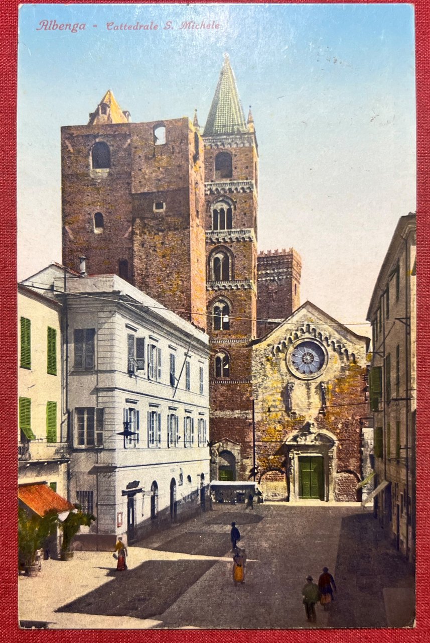Cartolina - Albenga - Cattedrale S. Michele - 1931