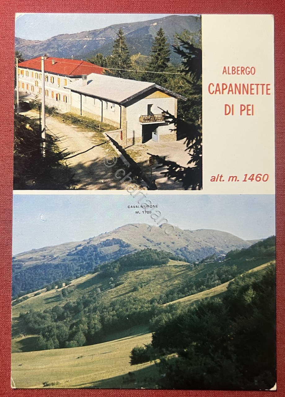 Cartolina - Albergo Capannette di Pei - Zerba ( Piacenza …