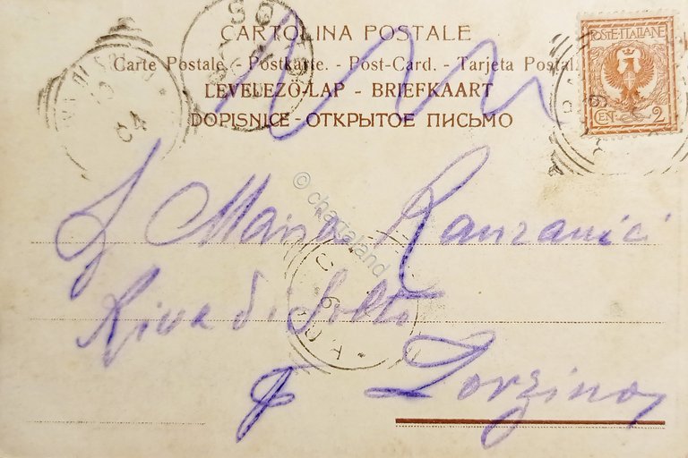 Cartolina - Albergo Franzoni - Borno sul mare - Pineta …