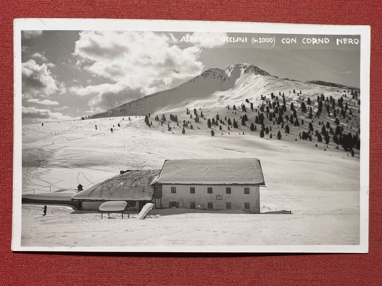 Cartolina - Albergo Oclini con Corno Nero - 1938