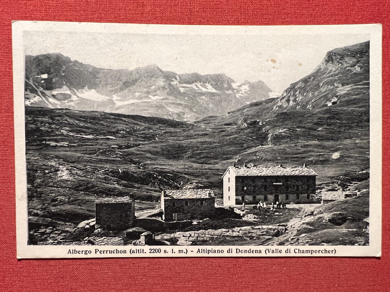 Cartolina - Albergo Perruchon - Altipiano di Dondena (Valle di …