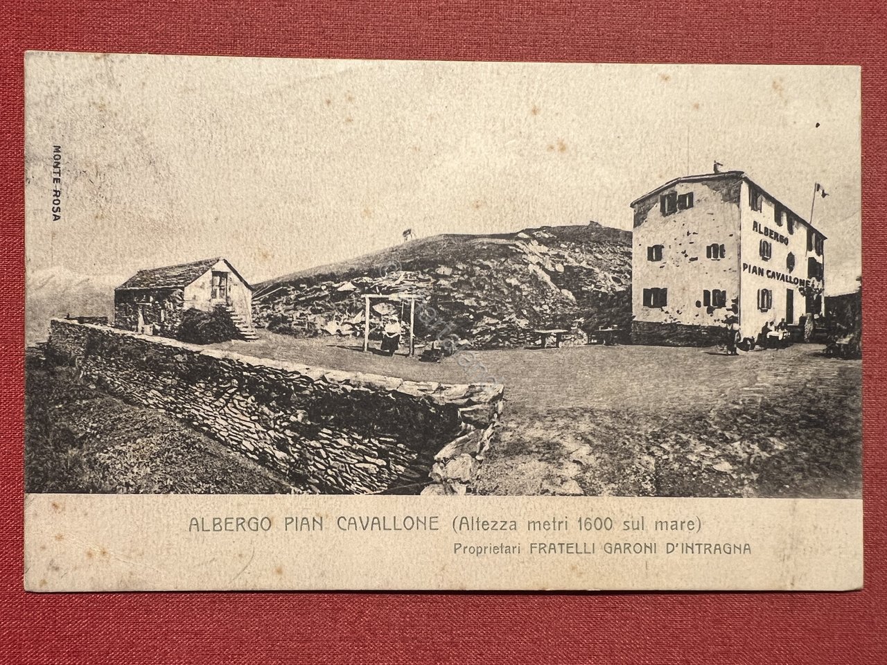 Cartolina - Albergo Pian Cavallone - Propr. Fratelli Garoni d'Intragna … | Immagine principale