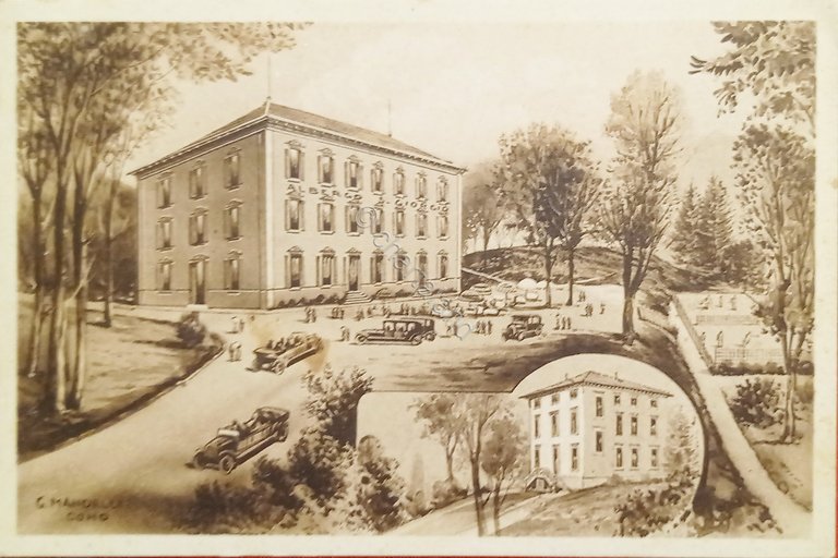 Cartolina - Albergo San Giorgio - Valbrona - 1920 ca.