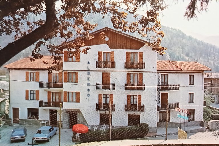 Cartolina - Albergo Tre Verghe d'Oro di Durando - Pradleves …