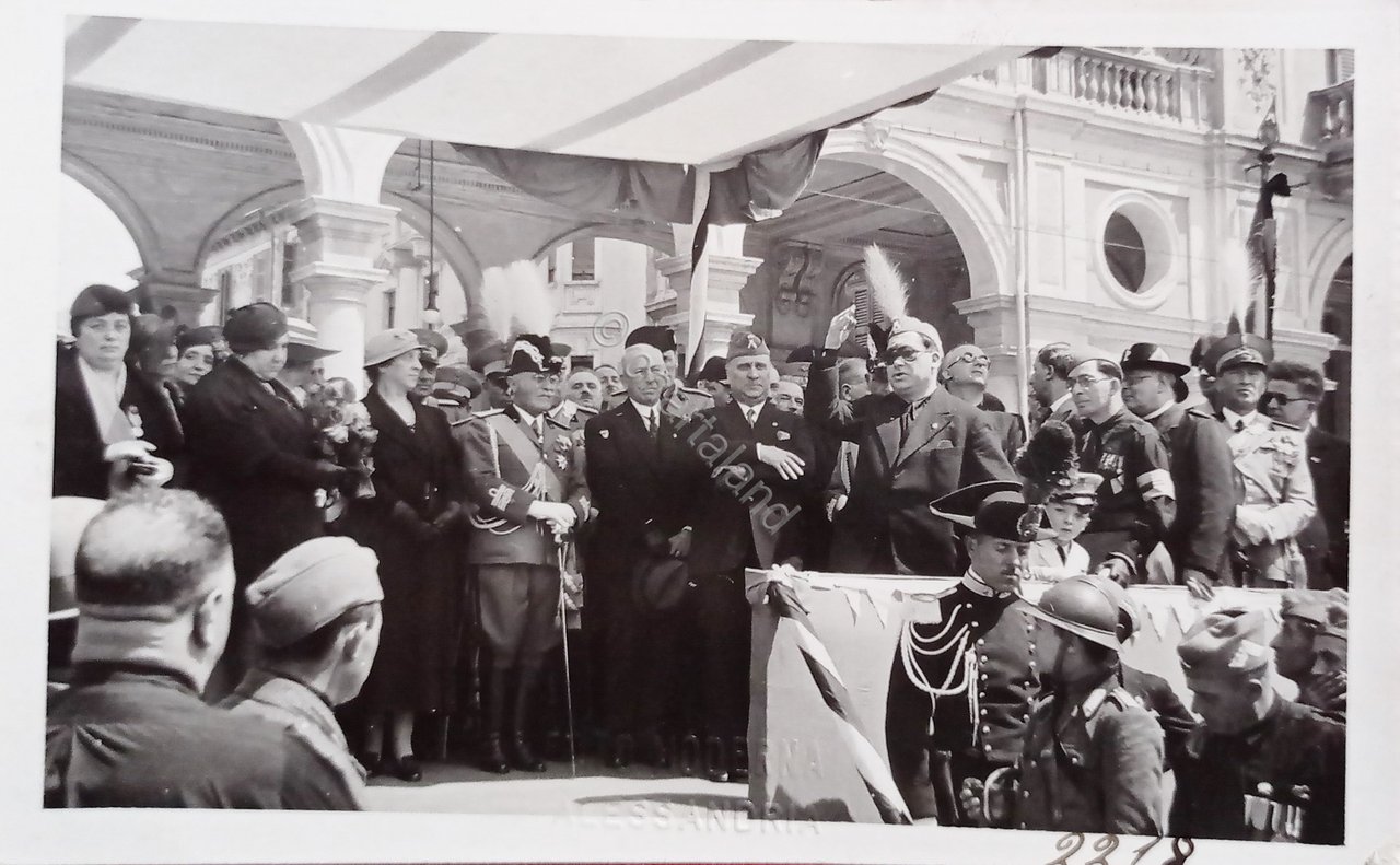 Cartolina - Alessandria - Inaugurazione Labaro del Fante - 1929 …