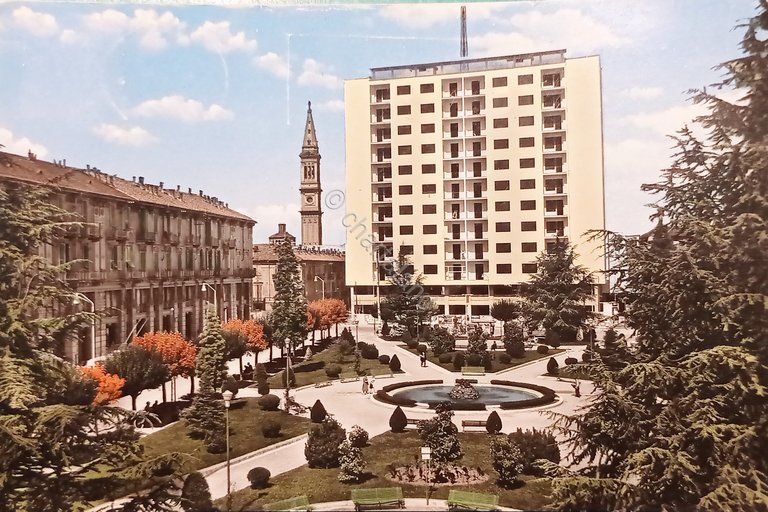 Cartolina - Alessandria - Piazza Matteotti - 1959 | Immagine Gallery 3