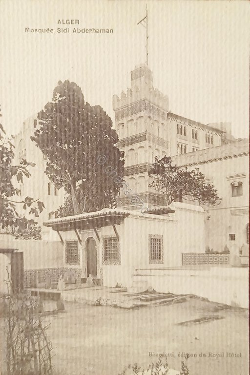 Cartolina - Alger - Mosquee Sidi Abderrahman - 1920 ca.