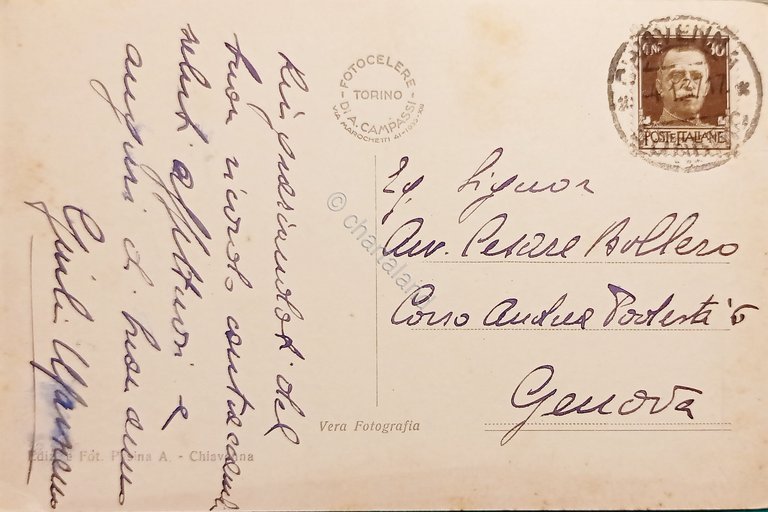 Cartolina - Alpe Motta - Alta Valle Spluga - Verso …