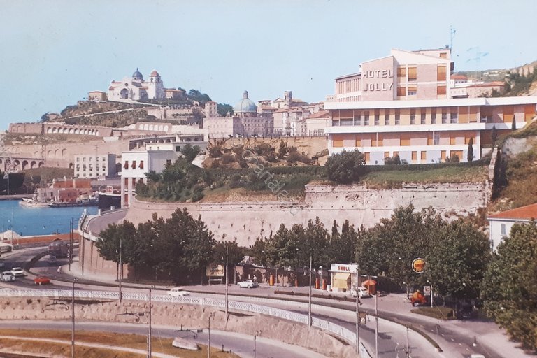 Cartolina - Ancona - Cattedrale - Hotel Jolly - 1965