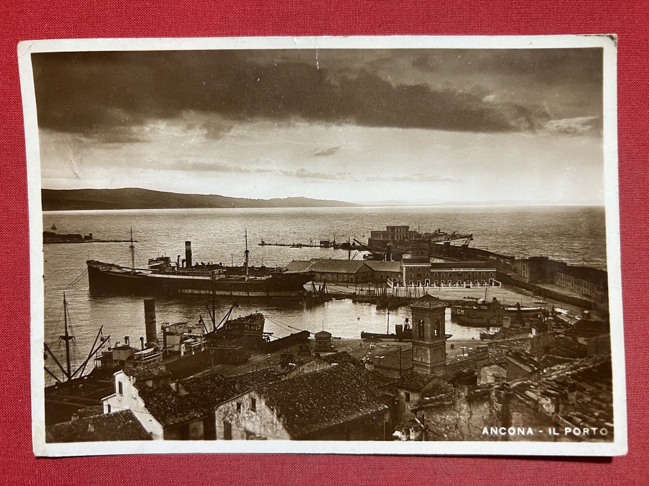 Cartolina - Ancona - Il Porto - 1939