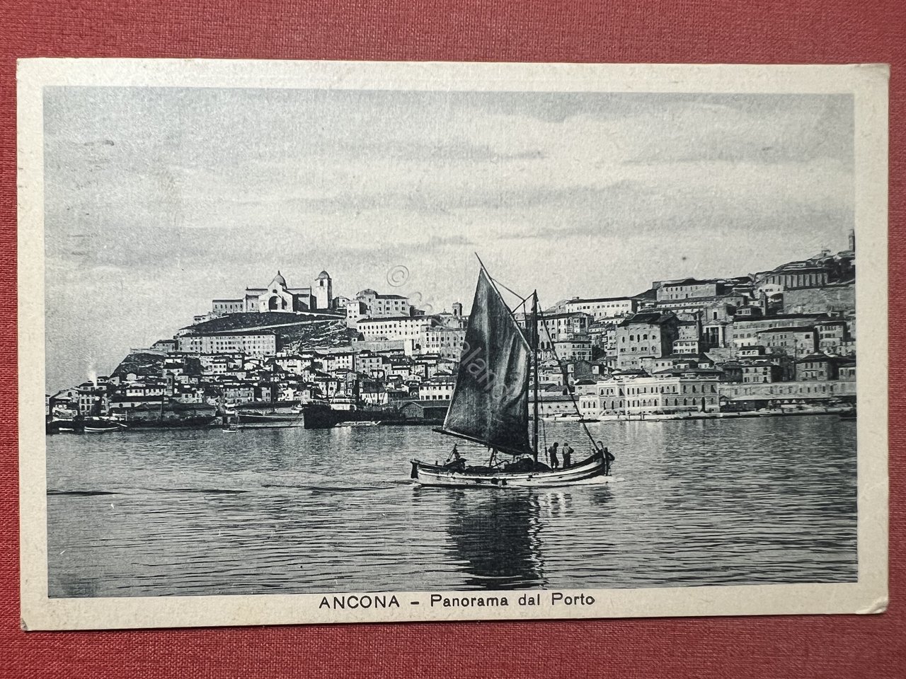 Cartolina - Ancona - Panorama dal Porto - 1933 | Immagine principale