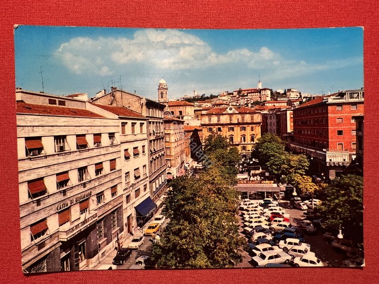 Cartolina - Ancona - Piazza Roma - 1974
