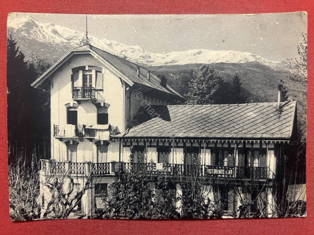 Cartolina - Andrate ( Torino ) - Albergo Belvedere di …