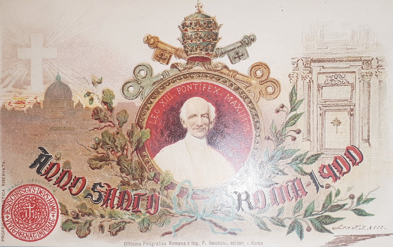 Cartolina - Anno Santo - Roma - 1900
