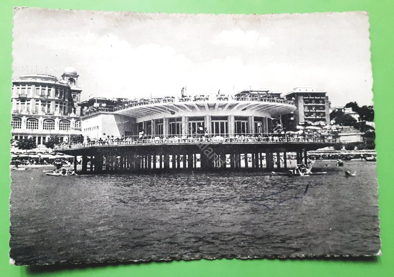 Cartolina - Anzio - Stabilimento Tirreno visto dal mare - …
