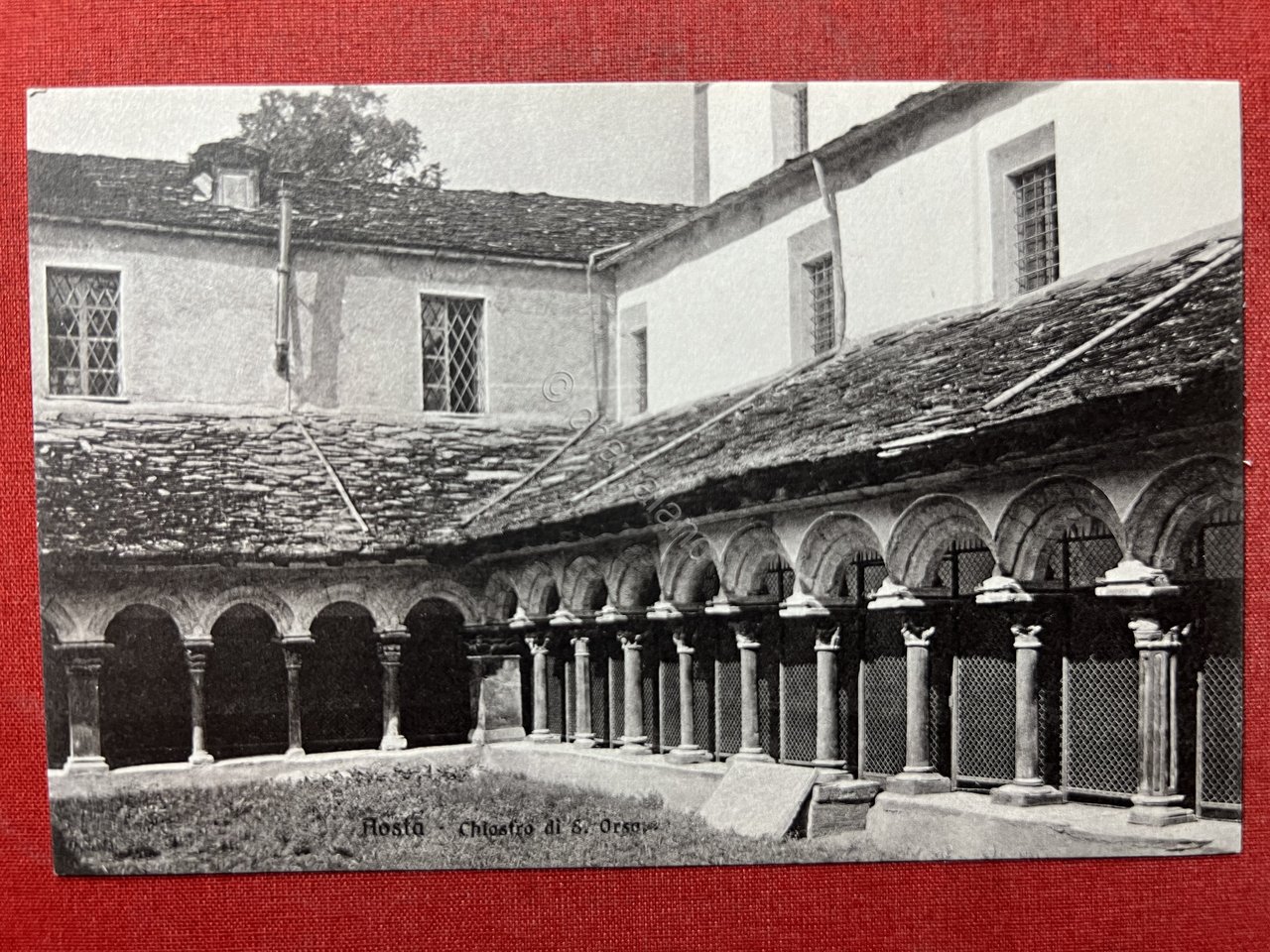 Cartolina - Aosta - Chiostro di S. Orso - 1910 …