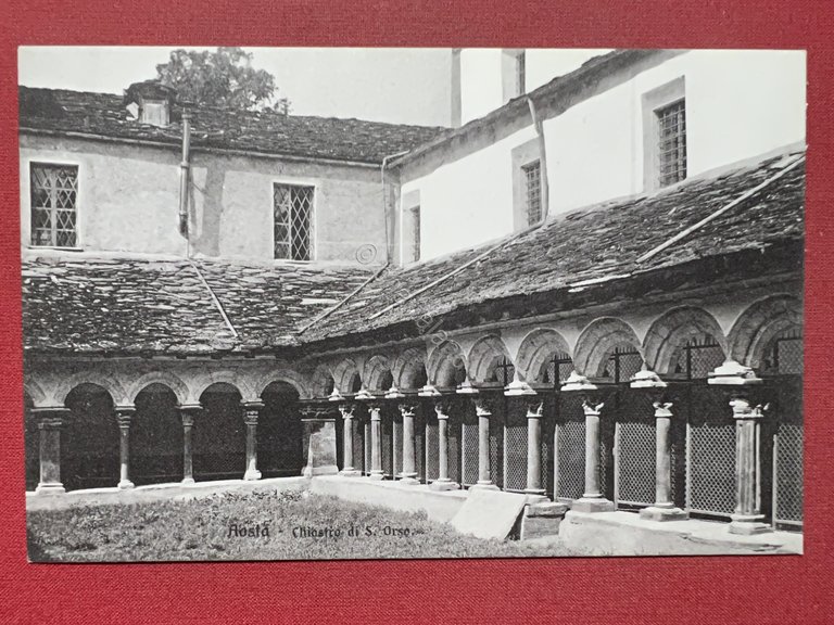 Cartolina - Aosta - Chiostro di S. Orso - 1915 … | Immagine Gallery 2