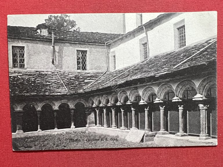 Cartolina - Aosta - Chiostro di S. Orso - 1920 … | Immagine Gallery 2