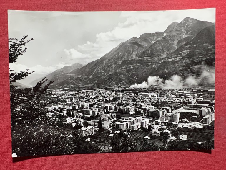 Cartolina - Aosta - Panorama - 1950 ca.