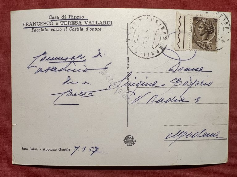 Cartolina - Appiano Gentile - Casa di Riposo Francesco e …