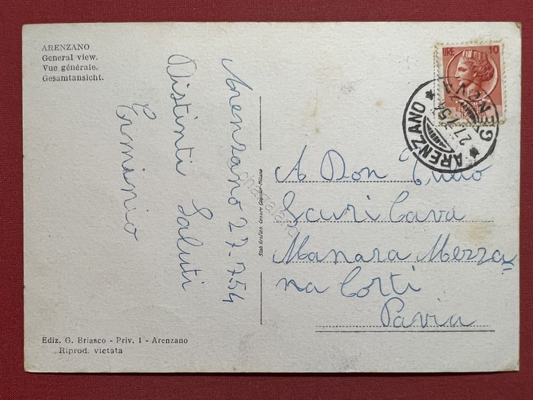 Cartolina - Arenzano ( Genova ) - Panorama Generale - … | Immagine Gallery 4