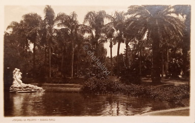 Cartolina - Argentina - Buenos Aires - Jardines de Palermo …