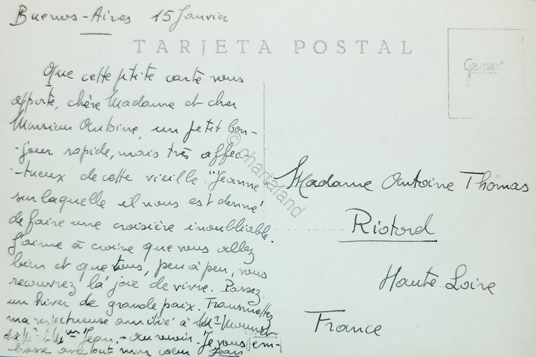 Cartolina - Argentina - Buenos Aires - Monumento de los …