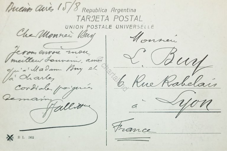 Cartolina - Argentina - Buenos Aires - Puerto en Barracas …