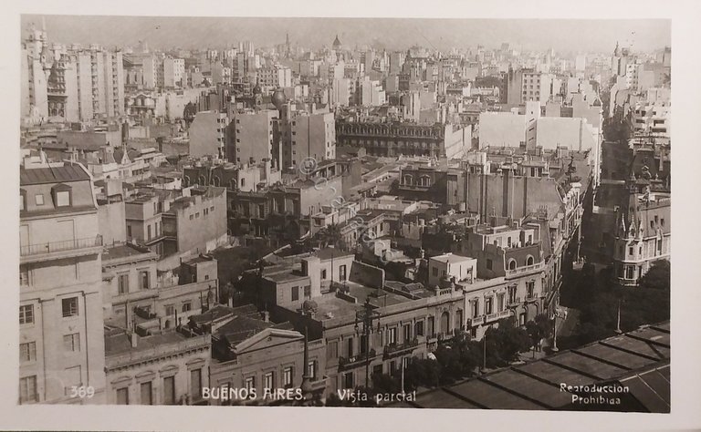 Cartolina - Argentina - Buenos Aires - Vista parcial - …