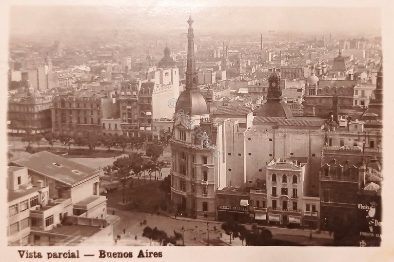 Cartolina - Argentina - Vista parcial - Buenos Aires - …