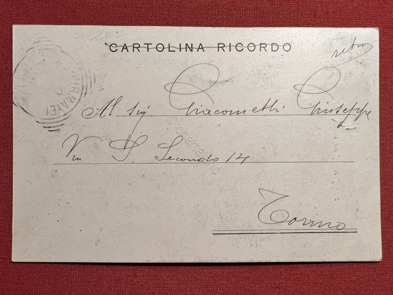 Cartolina - Ascension au Mont Blanc - 1902 ca.