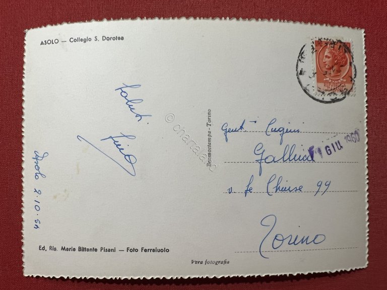 Cartolina - Asolo ( Treviso ) - Collegio S. Dorotea … | Immagine Gallery 2