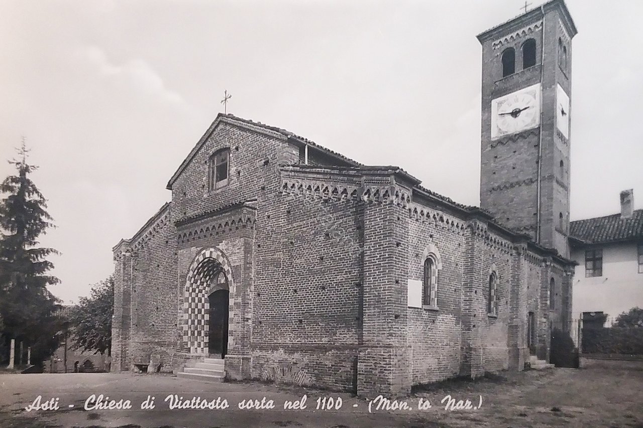 Cartolina - Asti - Chiesa di Viattosto - Monumento Nazionale …