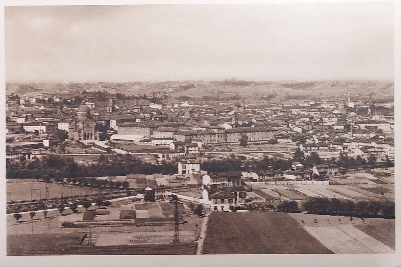 Cartolina - Asti - Panorama - 1930 ca.