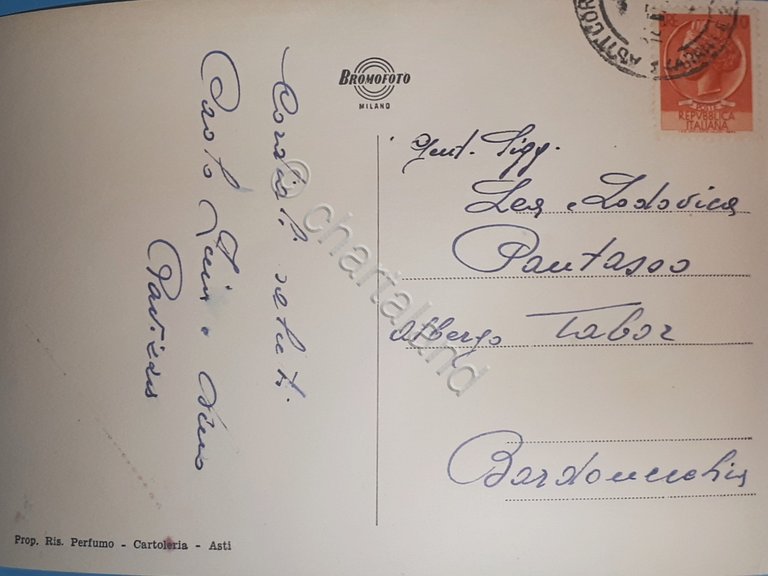 Cartolina - Asti - Stazione Ferroviaria - Notturno - 1950 …