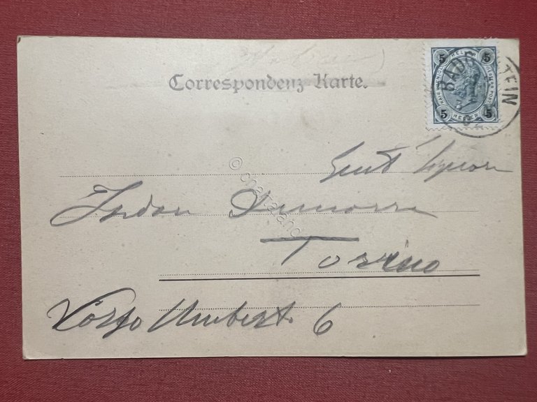 Cartolina - Austria - Gruss aus Bad Gastein - 1902 | Immagine Gallery 2