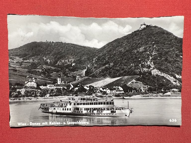 Cartolina - Austria - Wien - Donau mit Kehlen und …