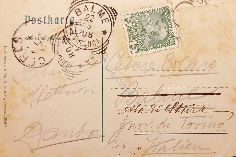 Cartolina - Austria -Bregenz am Bodensee - Hafenpartie mit Neuem …