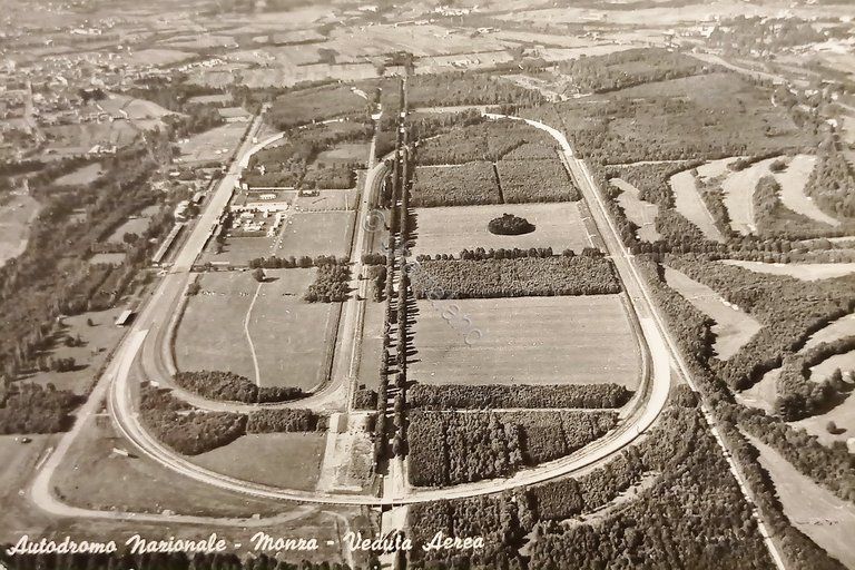 Cartolina - Autodromo Nazionale - Monza - Veduta Aerea - …
