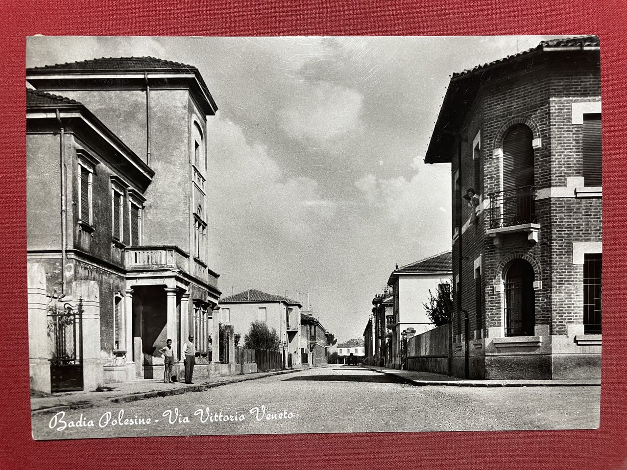 Cartolina - Badia Polesine ( Rovigo ) - Via Vittorio …